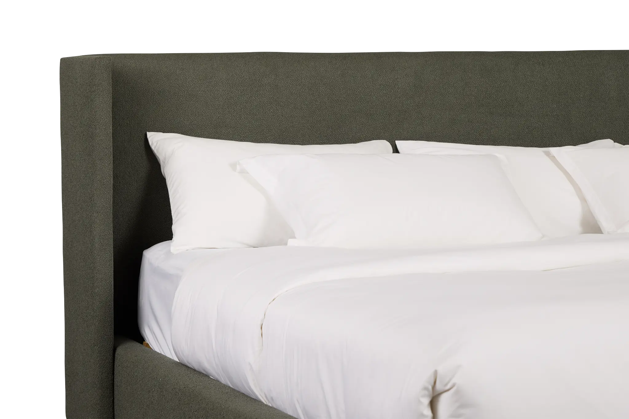 Captiva Sutton Green 48" Upholstered Shelter Bed Captiva Sutton Green 48" Upholstered Shelter Bed