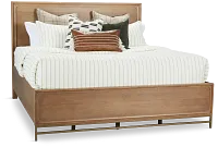 Provo Mid Tone Panel Bed