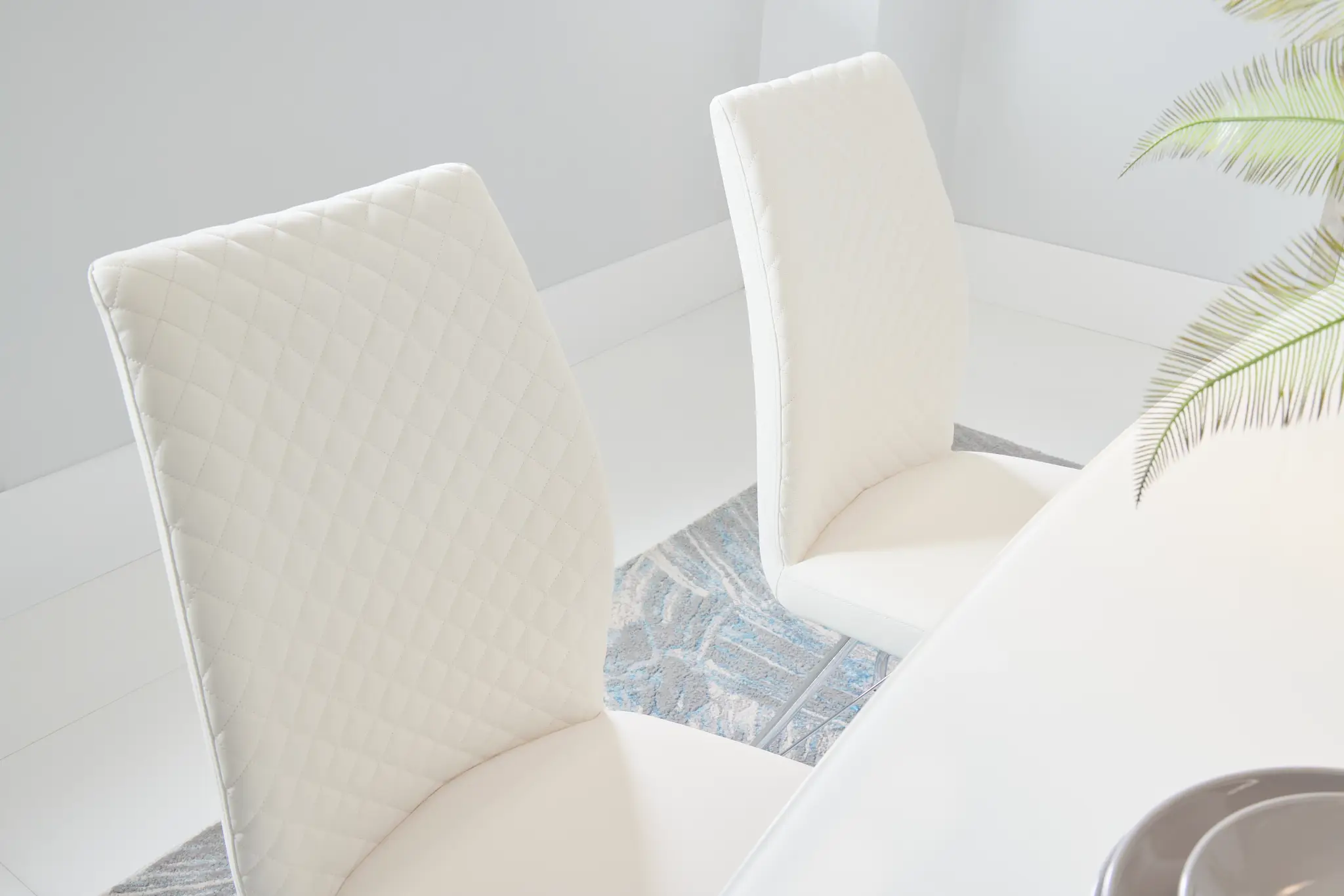 Lima White Upholstered Side Chair Lima White Upholstered Side Chair