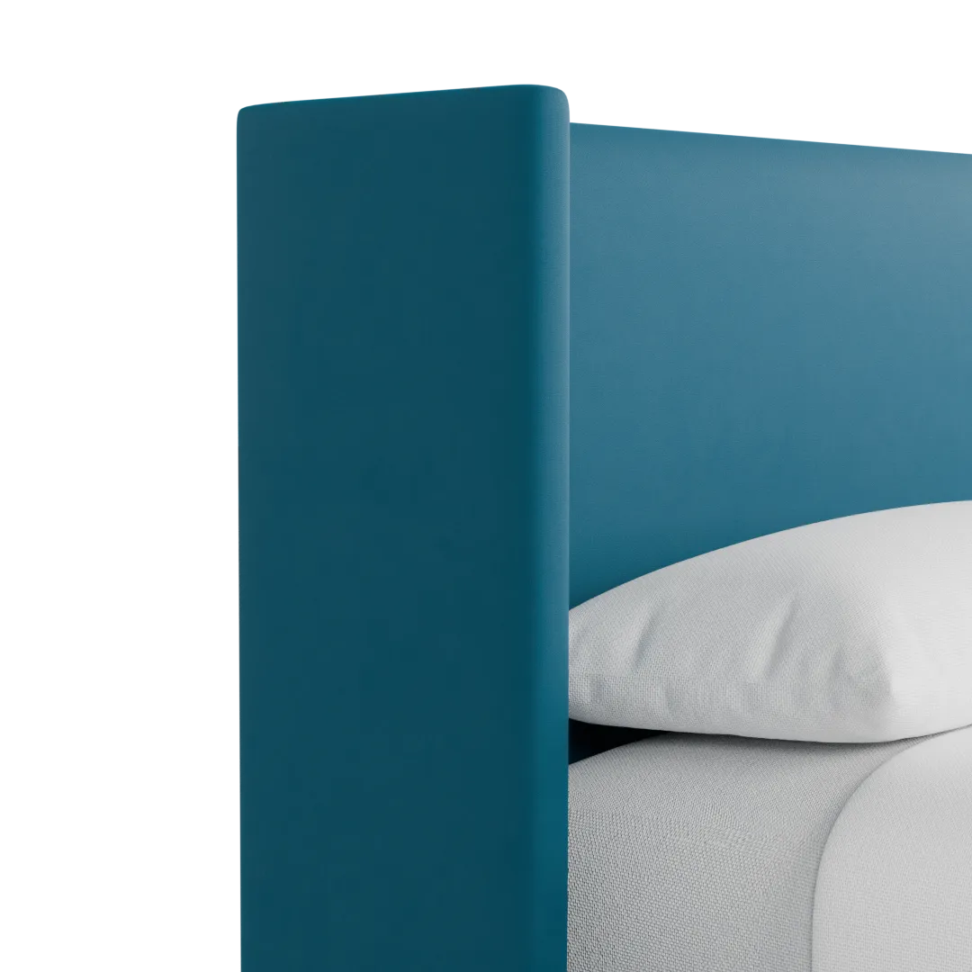 Captiva Joya Teal 48" Upholstered Shelter Bed