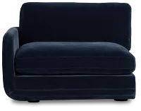 Jules Dark Blue Velvet Left Chair