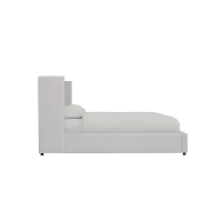 Captiva Elite Gray 48" Upholstered Shelter Bed