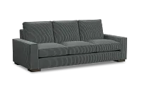 Edgewater Lucy Navy 96" Sofa W/ 3 Cushions