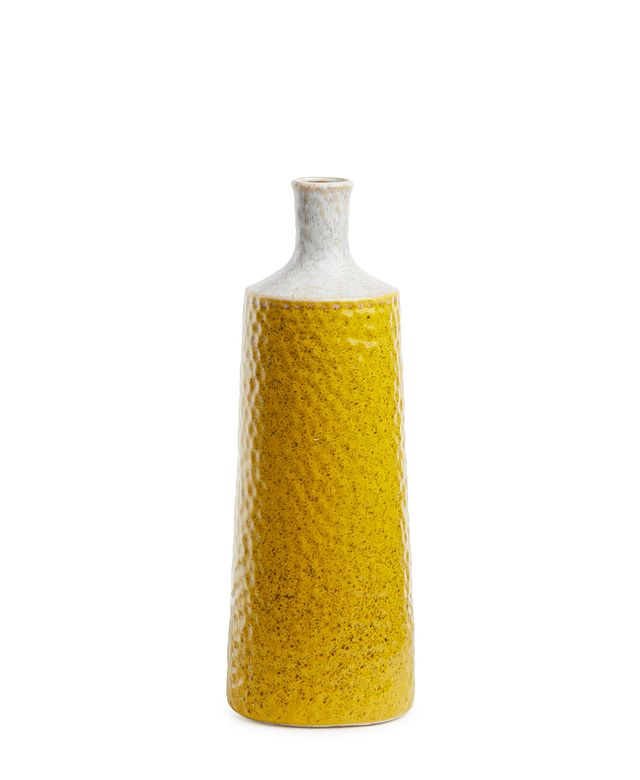 Kadin Yellow Ceramic Vase