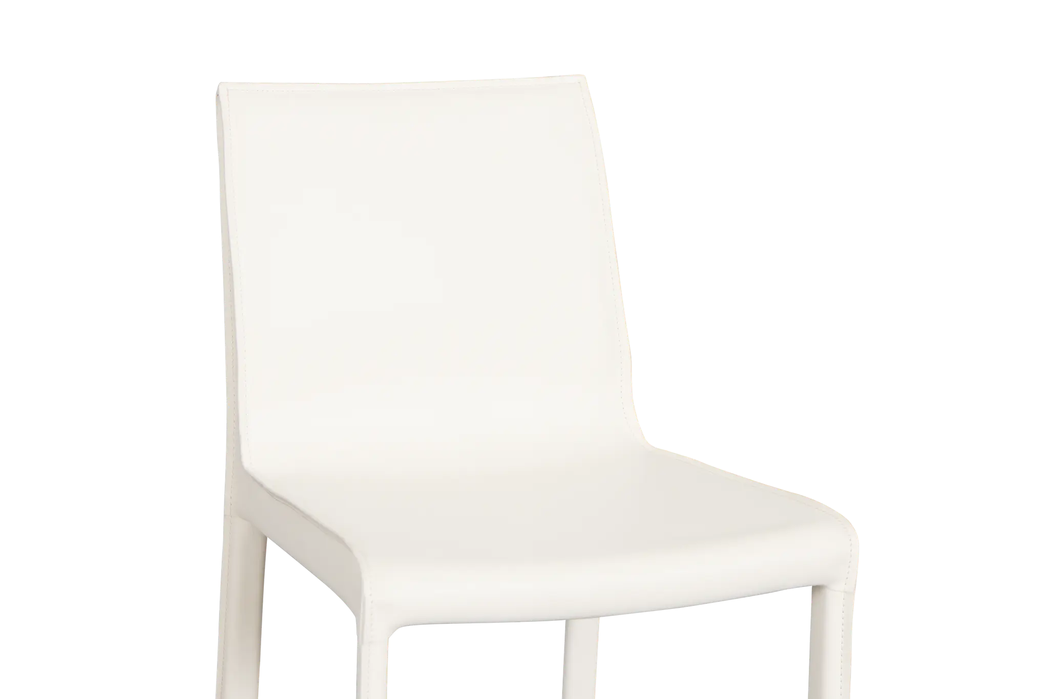 Lagos White 27" Upholstered Barstool Lagos White 27" Upholstered Barstool