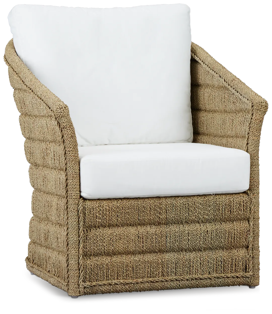 Torren Brown Woven Accent Chair