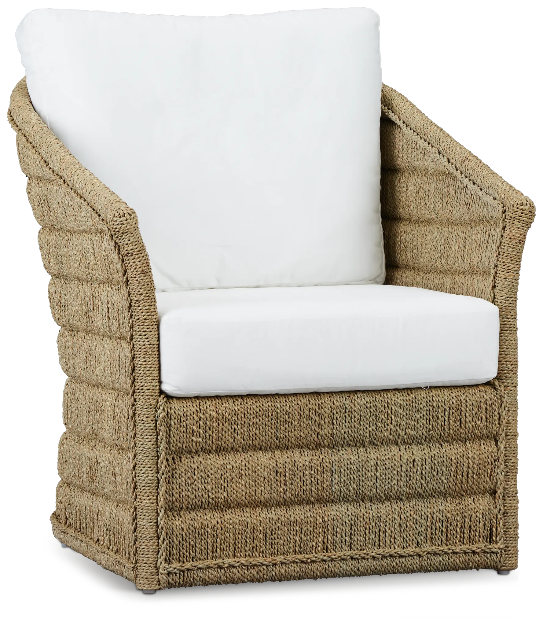 Torren Brown Woven Accent Chair