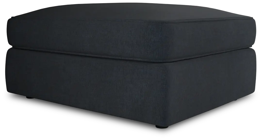Siesta Victory Dark Blue Fabric Ottoman Siesta Victory Dark Blue Fabric Ottoman