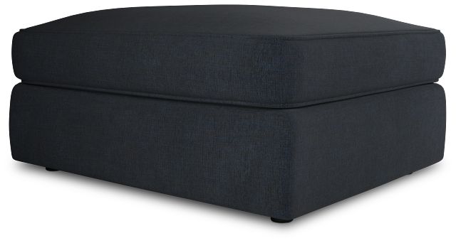 Siesta Victory Dark Blue Fabric Ottoman