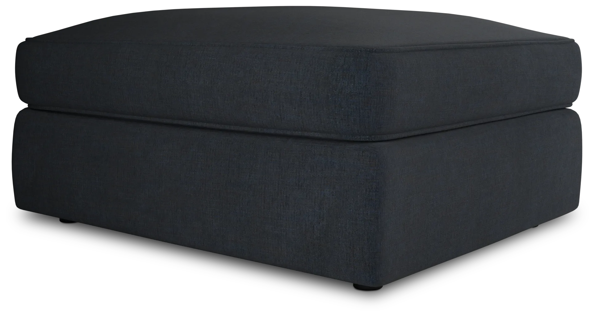 Siesta Victory Dark Blue Fabric Ottoman