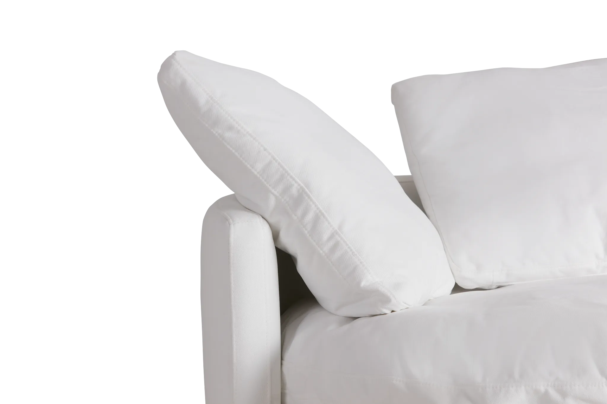 Orbit White Micro Swivel Accent Chair