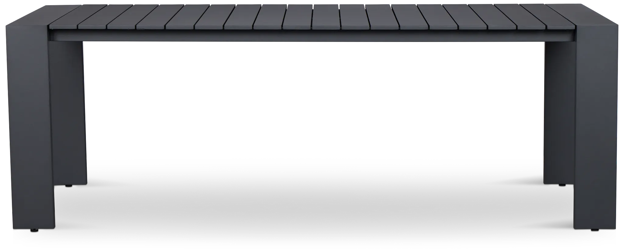 Sunrise Dark Gray 86" Rectangular Table