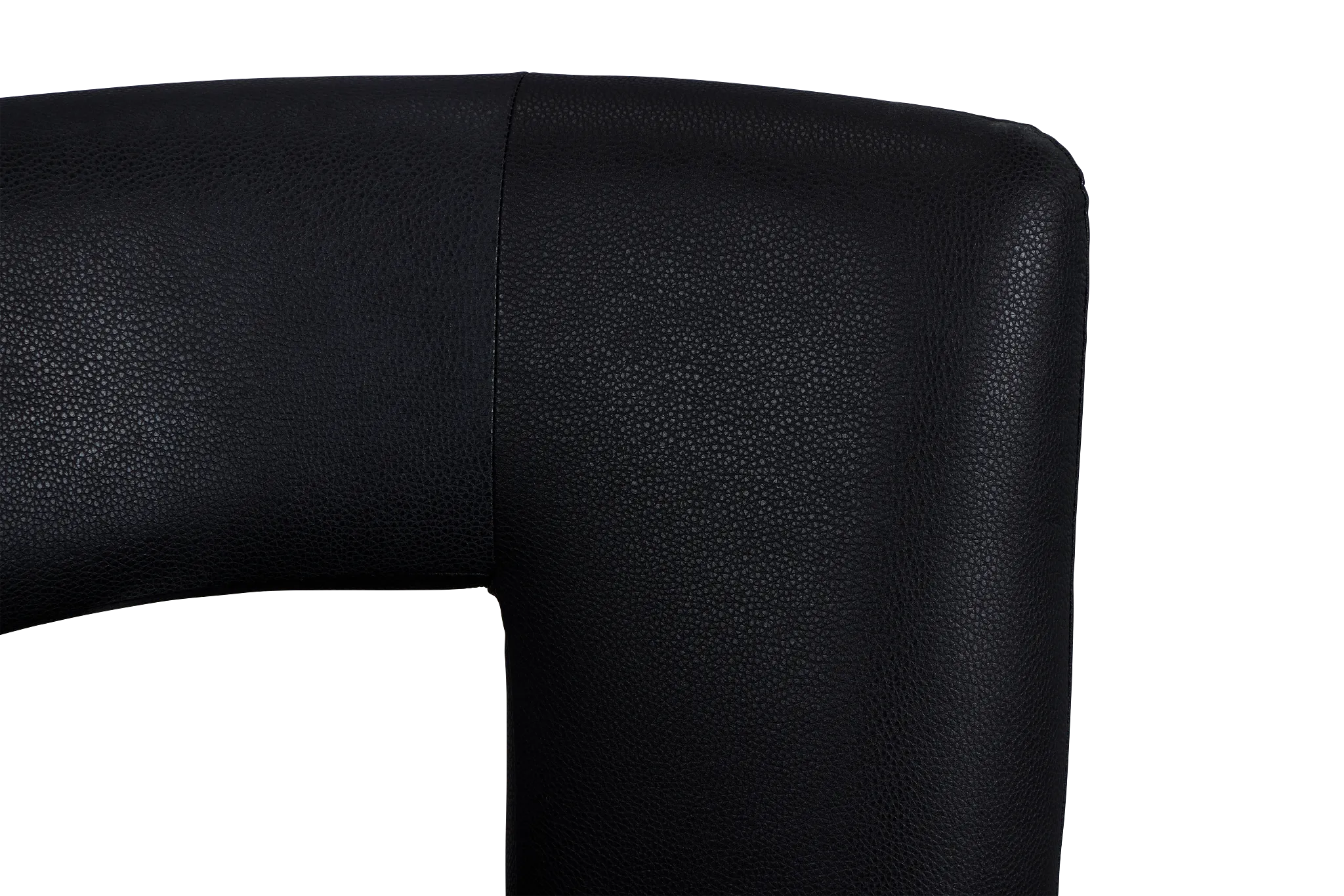 Zion Black Micro Swivel Accent Chair