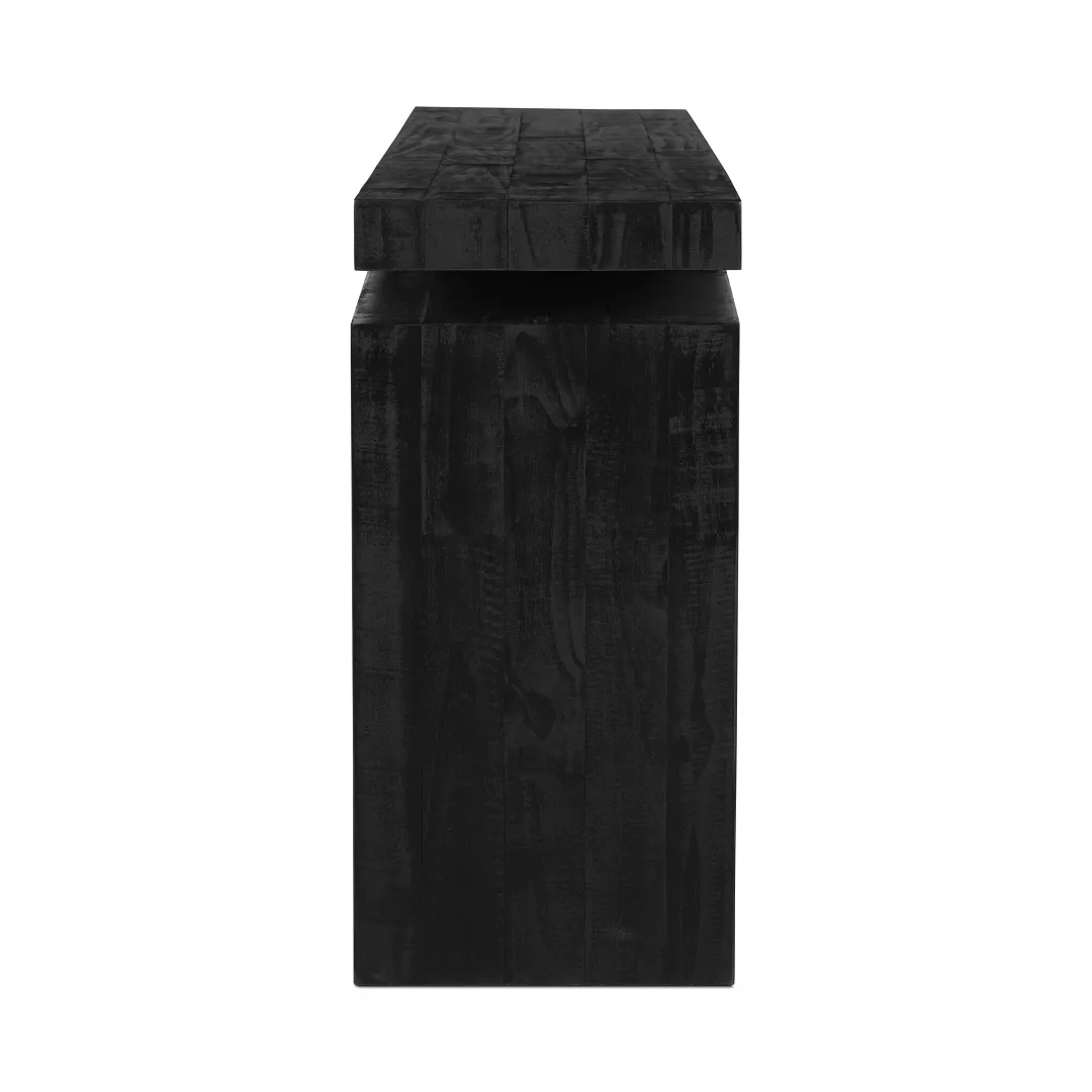 Naten Black 94" Console Table