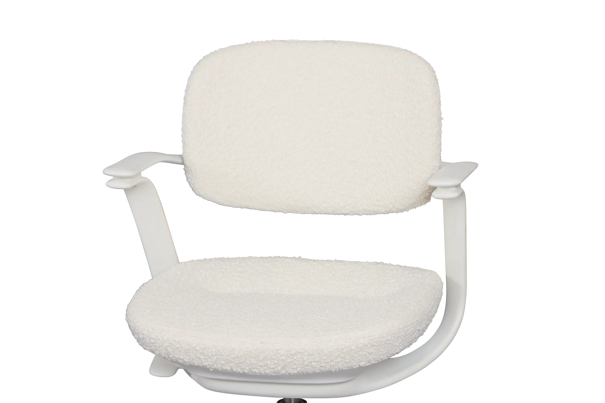 Belle Ivory Upholstered Desk Chair