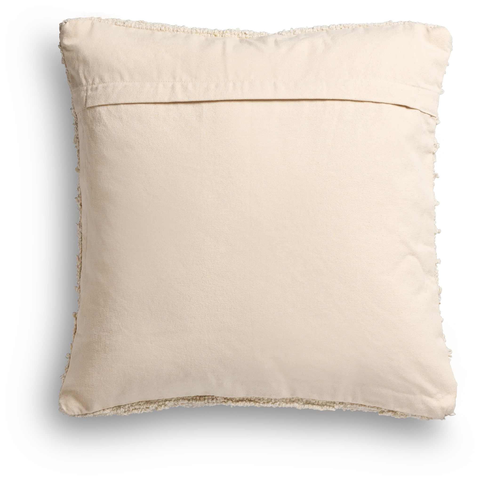 Kirby Ivory 22" Square Accent Pillow