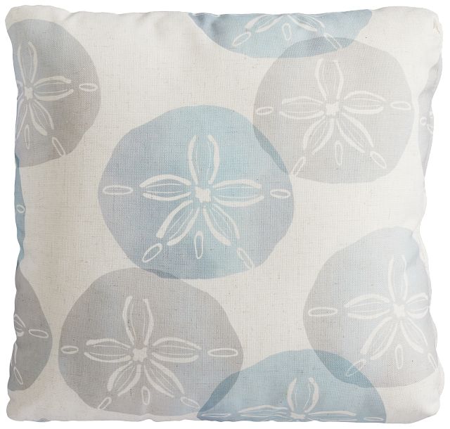 Sand Dollar Green 18" Accent Pillow
