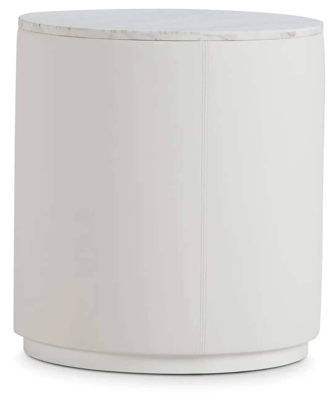 Ocean Drive White Marble Round End Table Ocean Drive White Marble Round End Table