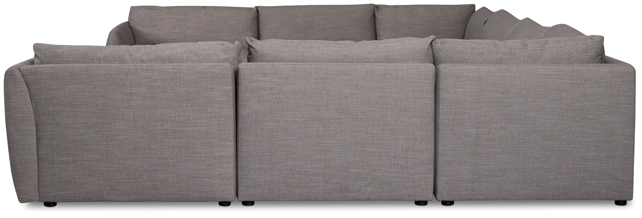 Serena Gray Fabric 8-piece Modular Sectional