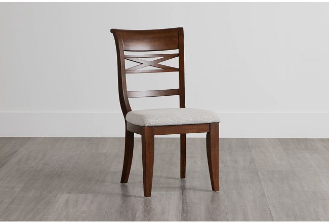 Bloomington Dark Tone Upholstered Side Chair