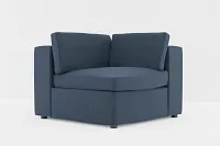 Destin Elite Dark Blue Fabric Corner Chair
