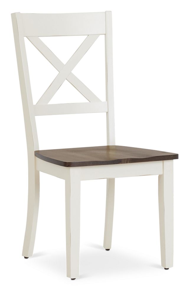 Sumter White Wood Side Chair (1)