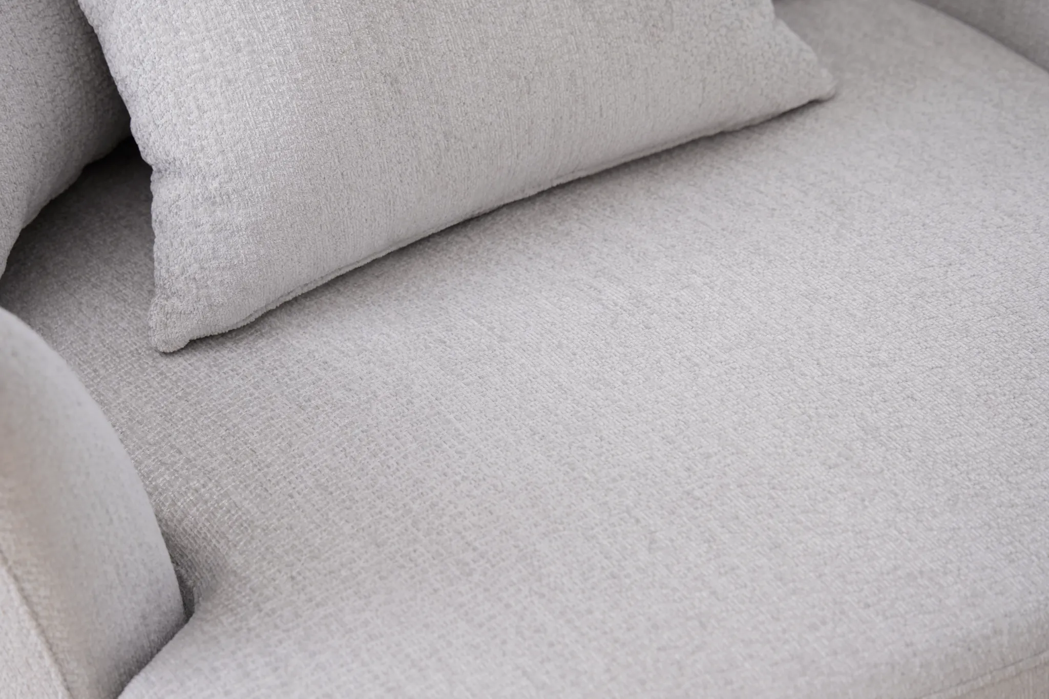 Everly Gray Fabric Swivel Chair