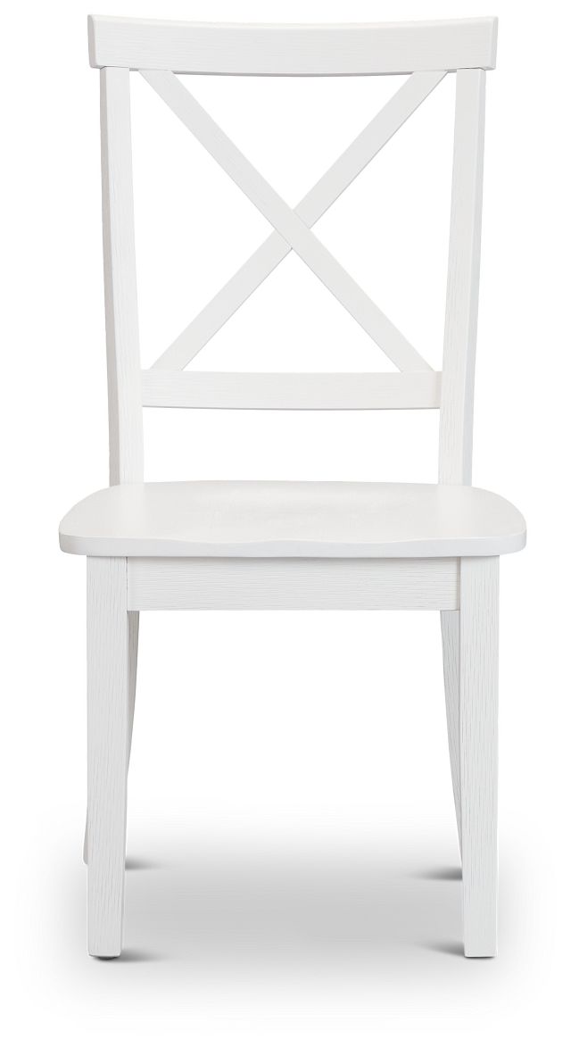 Woodstock White Wood Side Chair