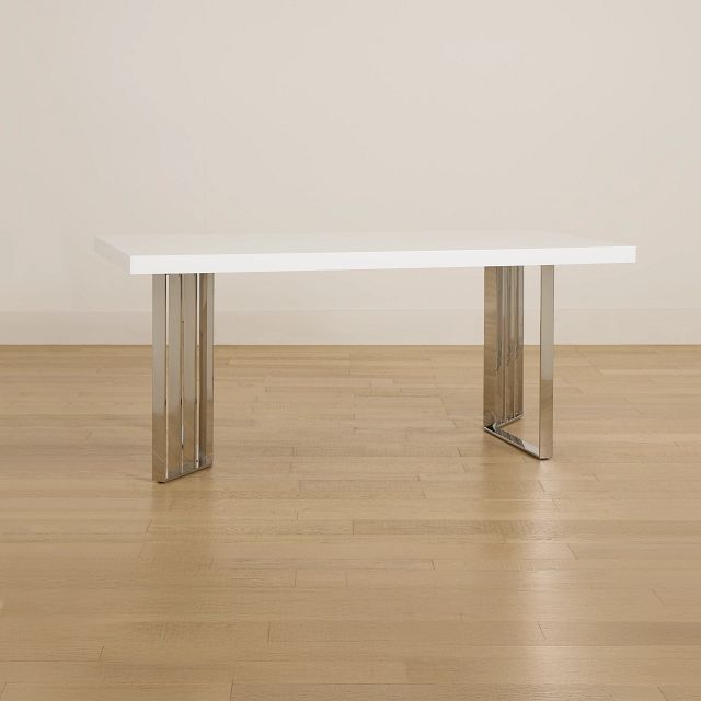 Axel White Rectangular Table