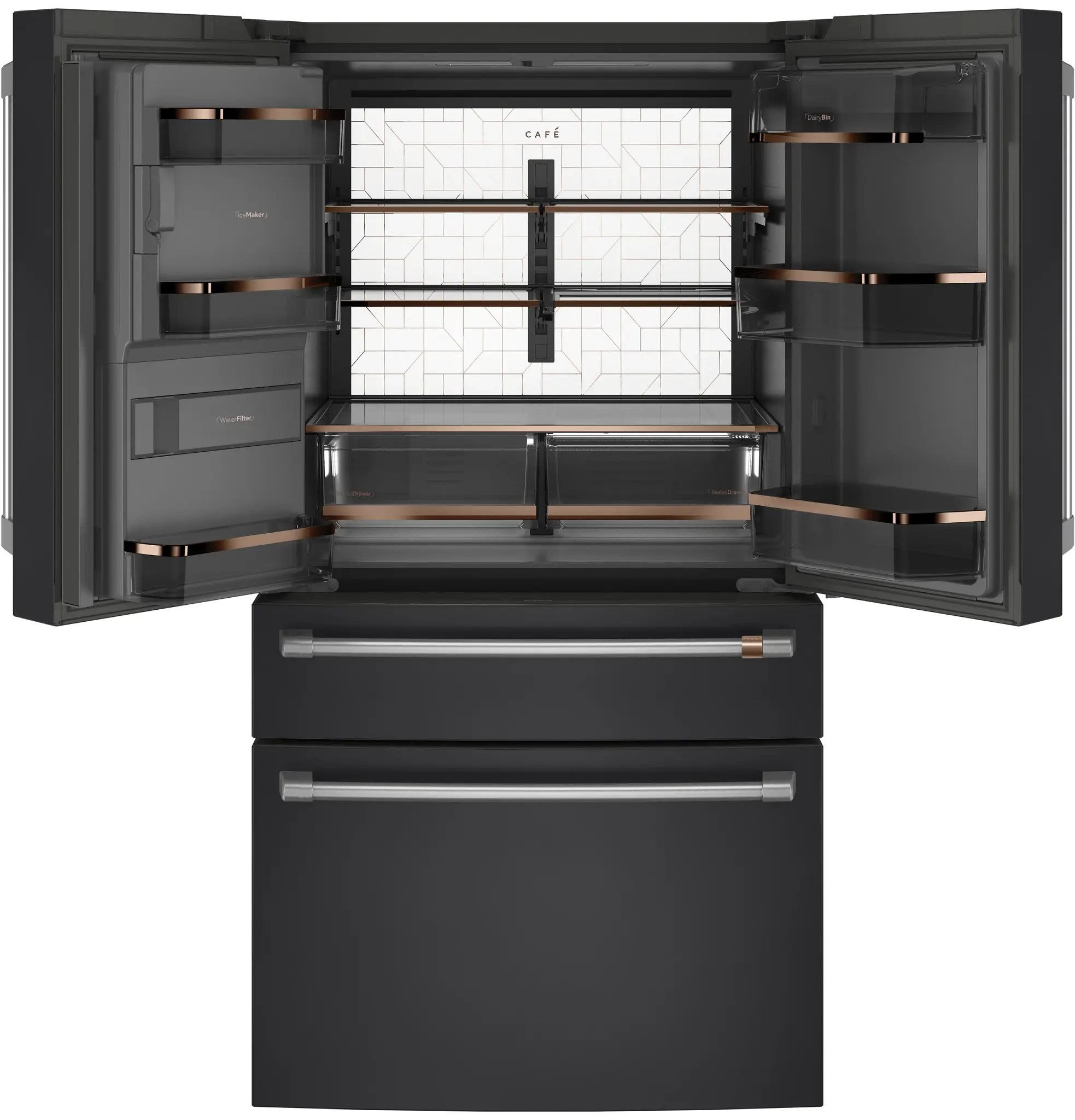 Cafe 22 Series Black French Door Refrigerator Cafe 22 Series Black French Door Refrigerator