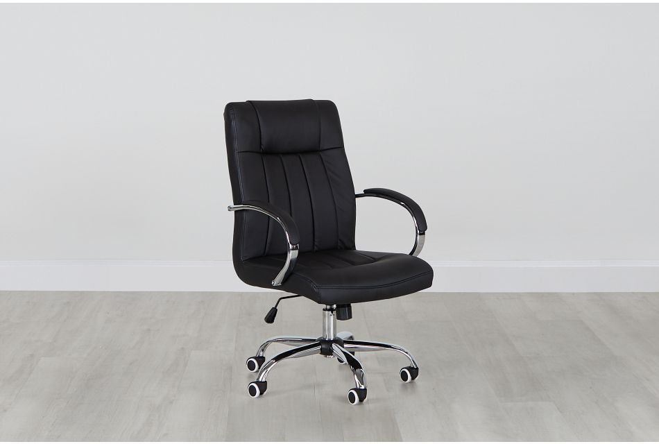 Oakland Black Uph Desk Chair, %%bed_Size%% (0)