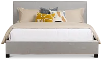 Monica Light Gray Uph Platform Bed