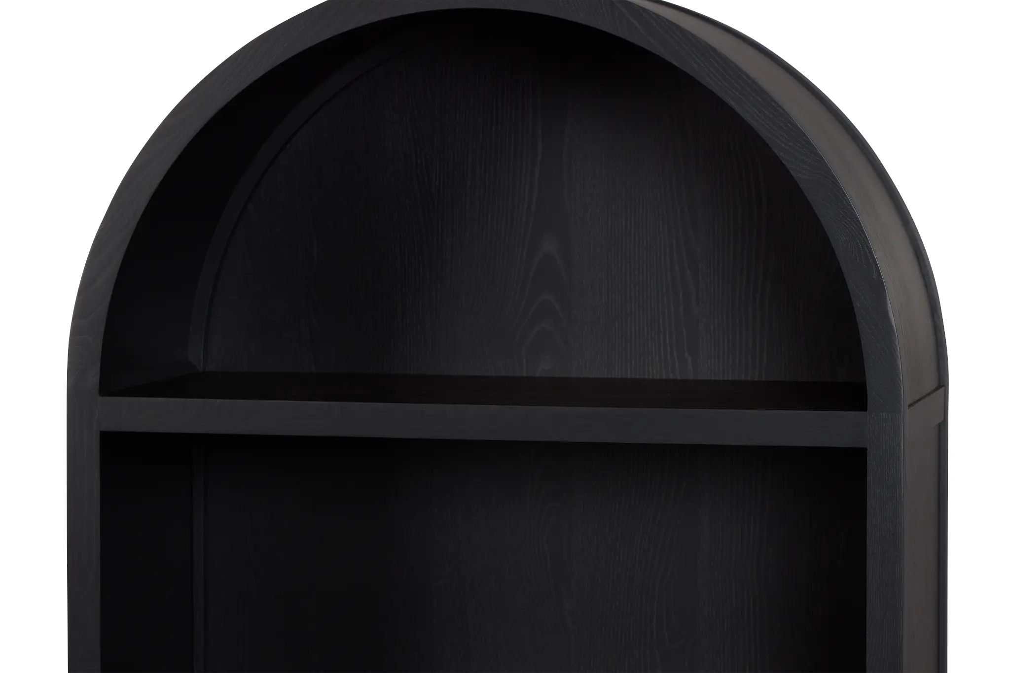 Pacific Black Arched Bookcase Pacific Black Arched Bookcase