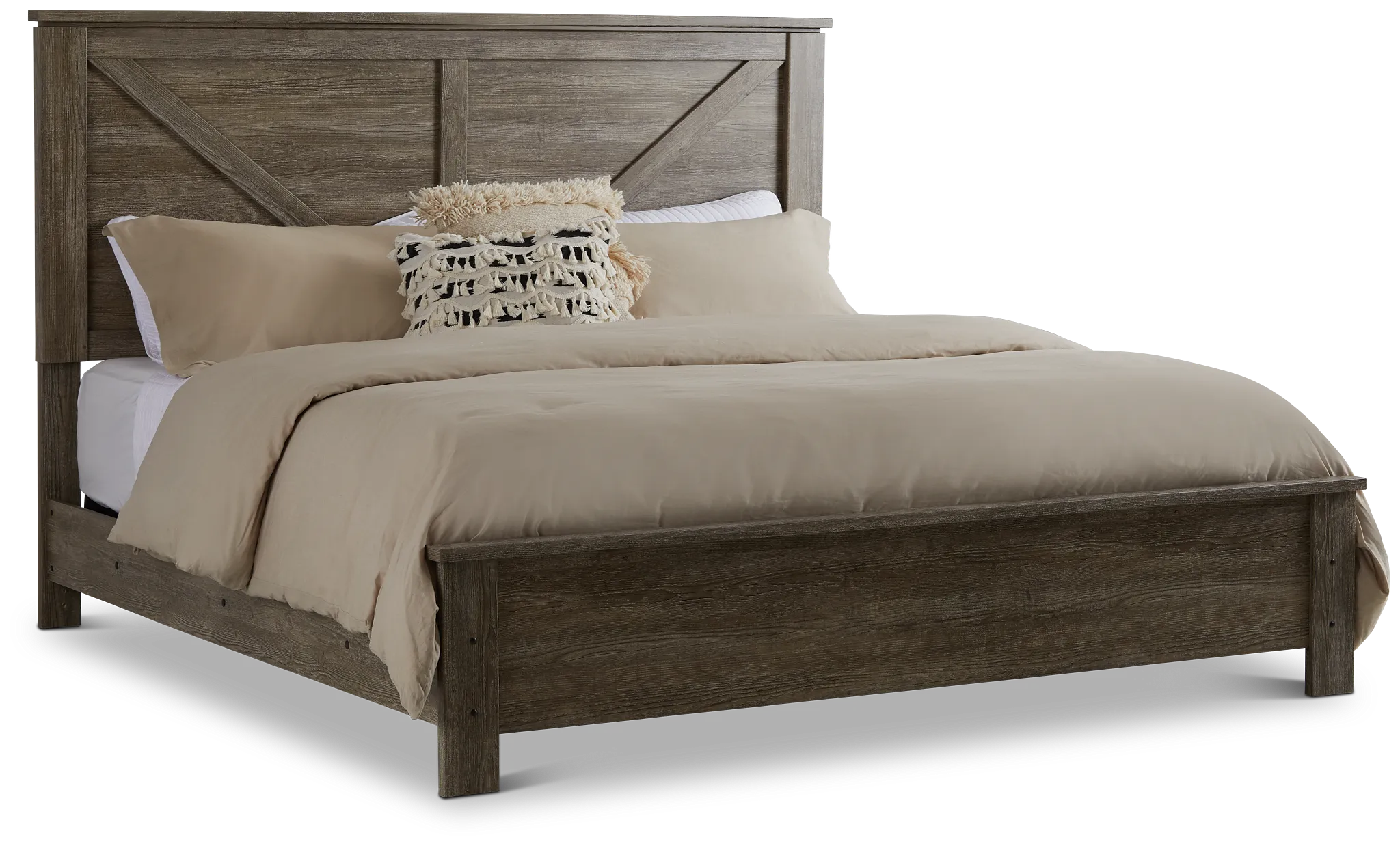 Blueridge Light Tone Panel Bed