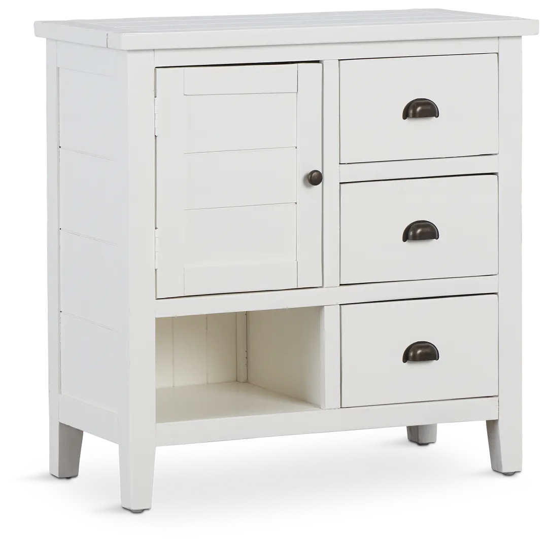 Bismark White Accent Chest