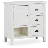 Bismark White Accent Chest