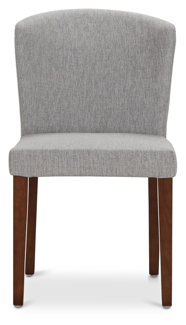Bentley Light Gray Upholstered Side Chair