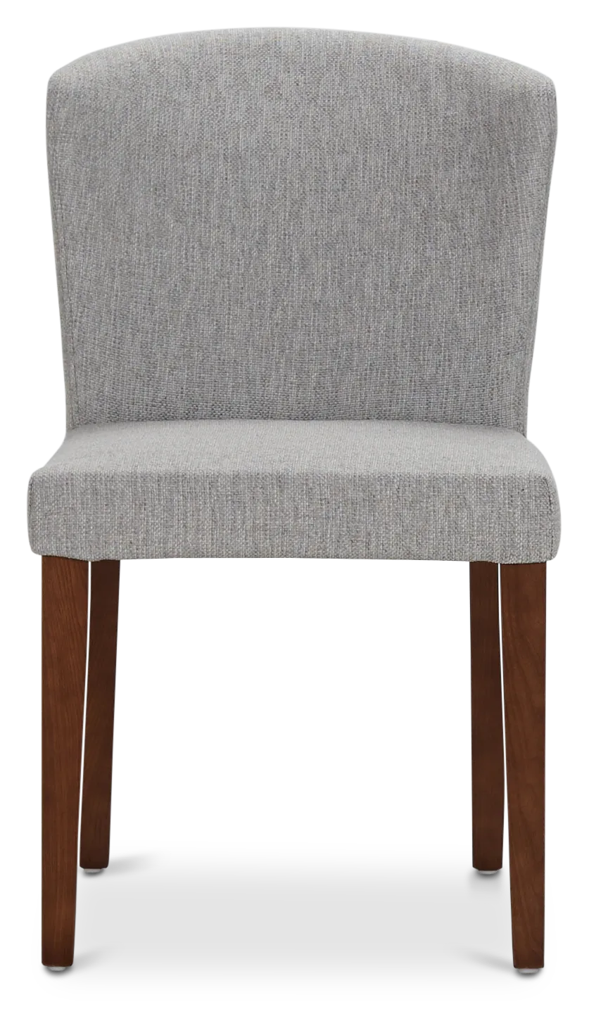Bentley Light Gray Upholstered Side Chair