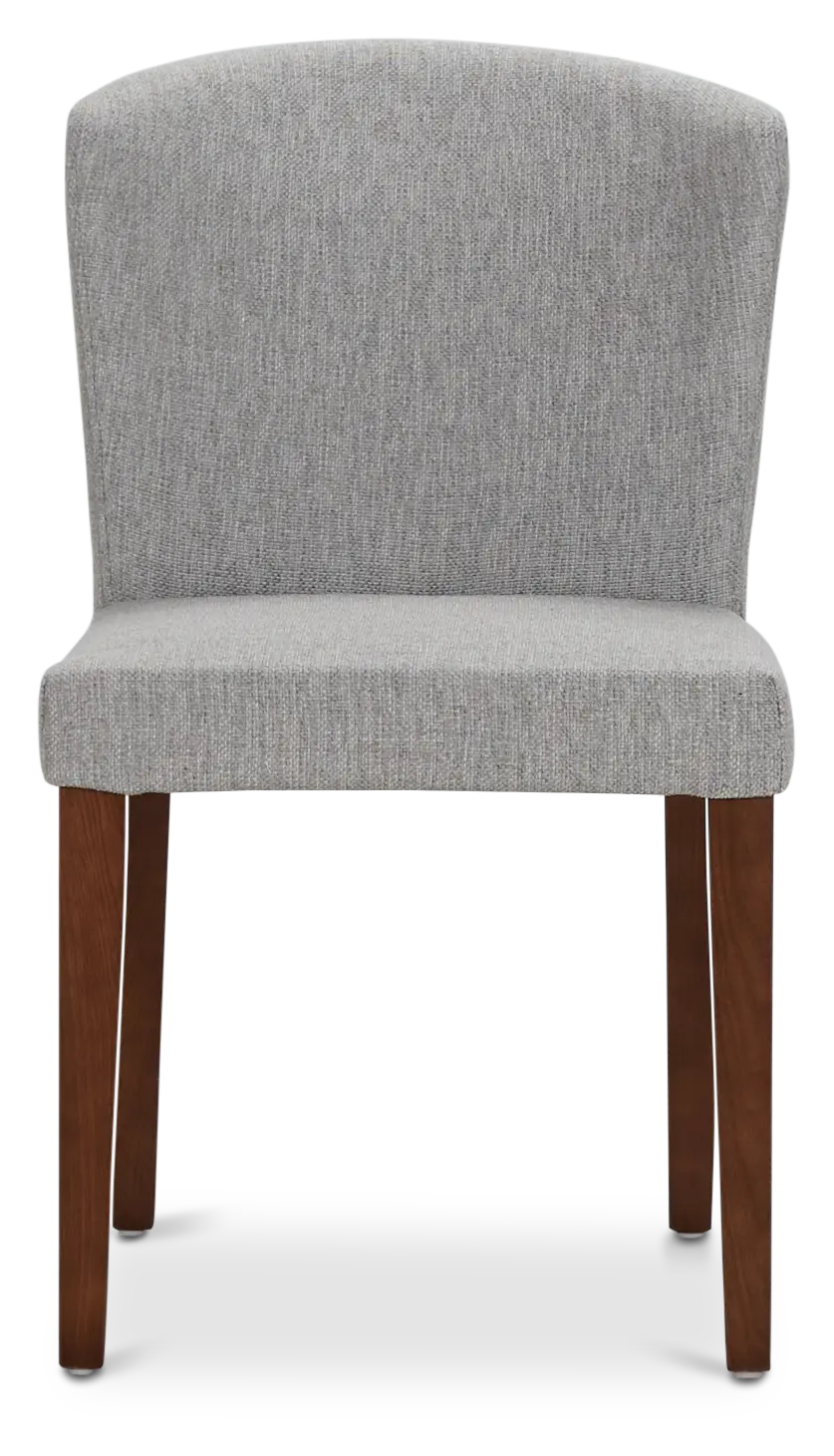 Bentley Light Gray Upholstered Side Chair Bentley Light Gray Upholstered Side Chair