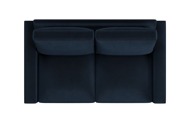 Edgewater Joya Dark Blue Loveseat