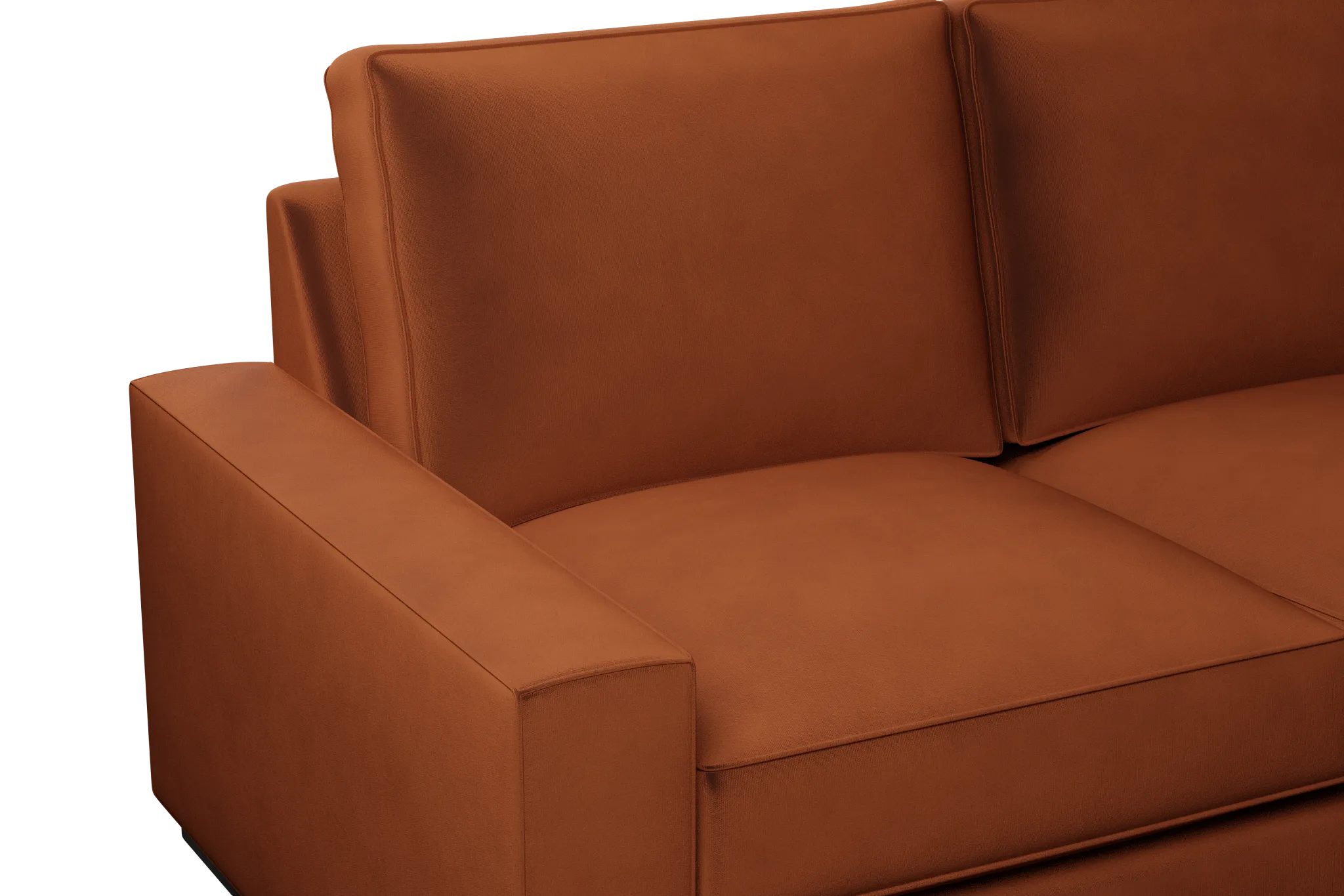 Edgewater Joya Orange Right Chaise Sectional