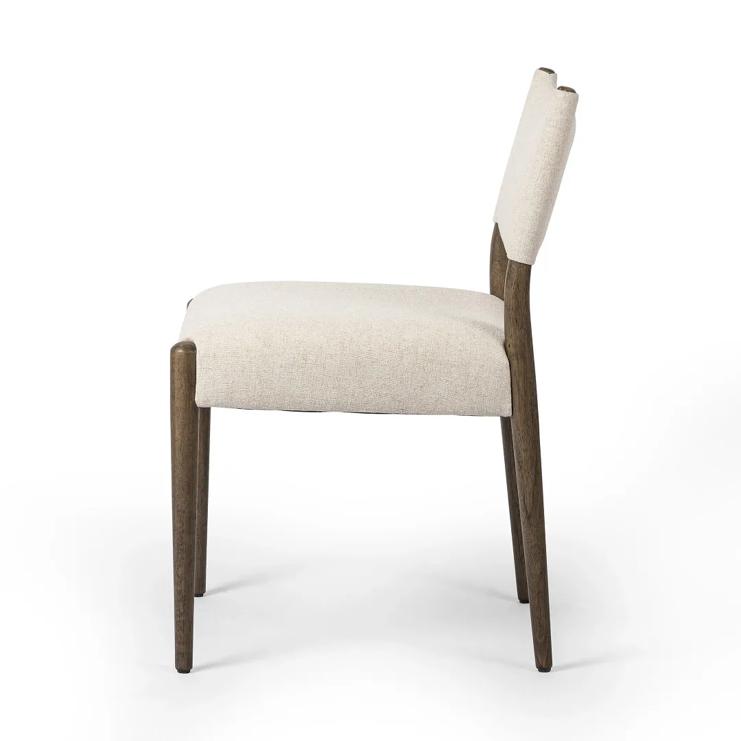 Four Hands Kumo Light Beige Fabric Upholstered Side Chair