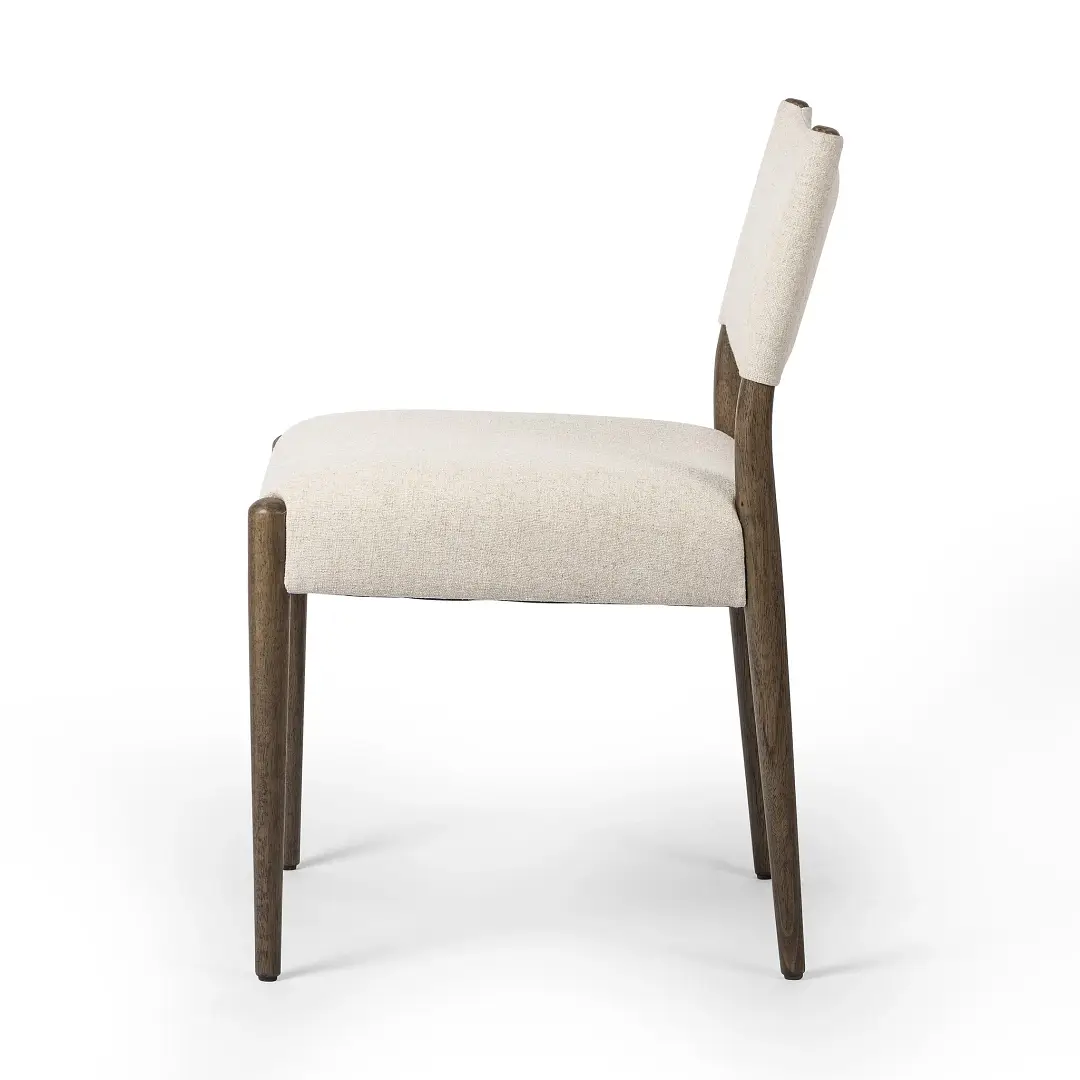 Four Hands Kumo Light Beige Fabric Upholstered Side Chair Four Hands Kumo Light Beige Fabric Upholstered Side Chair