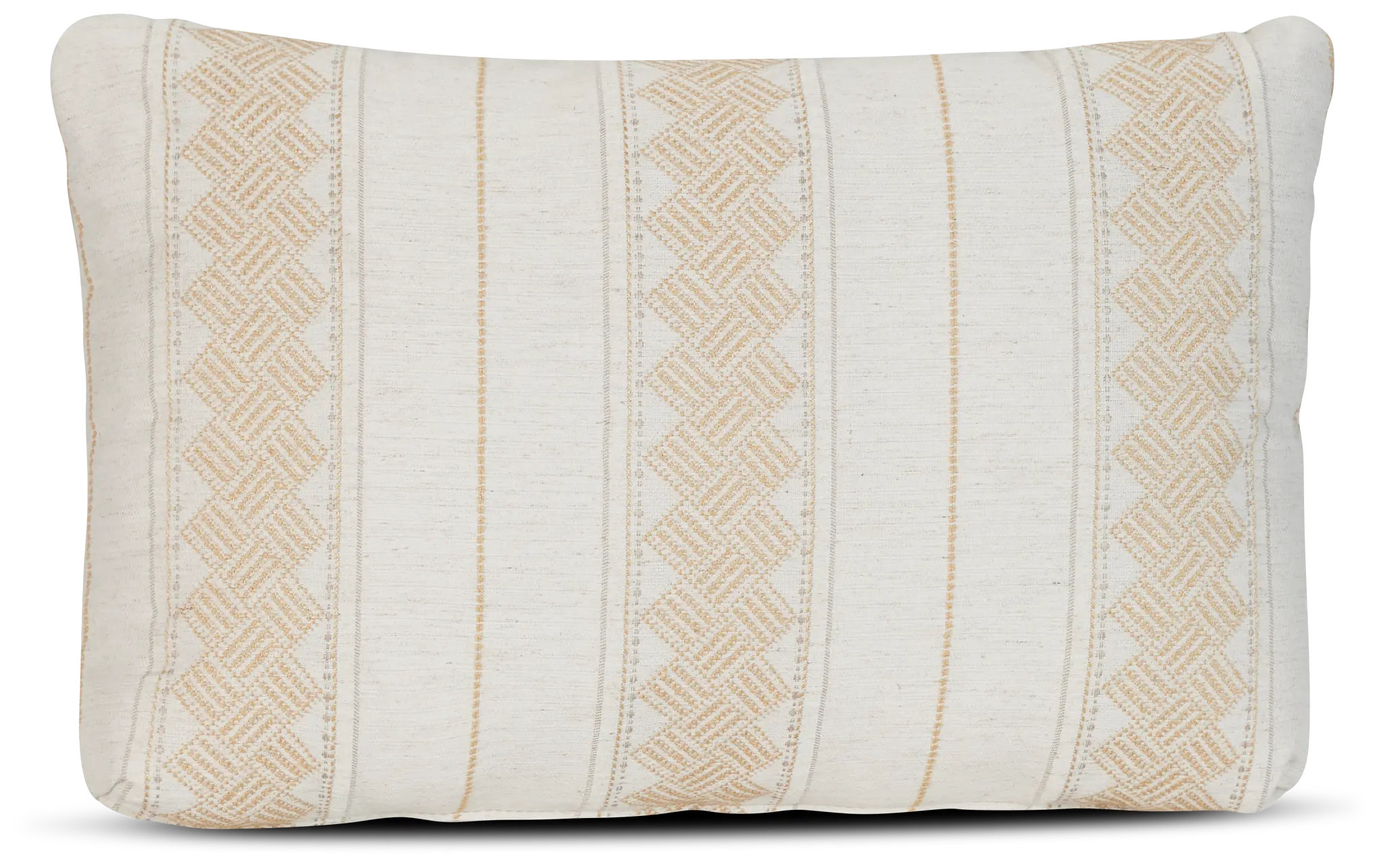 Hermione Gold Fabric Lumbar Accent Pillow Hermione Gold Fabric Lumbar Accent Pillow