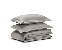 Rest & Renew Linen Blend Gray Duvet Set