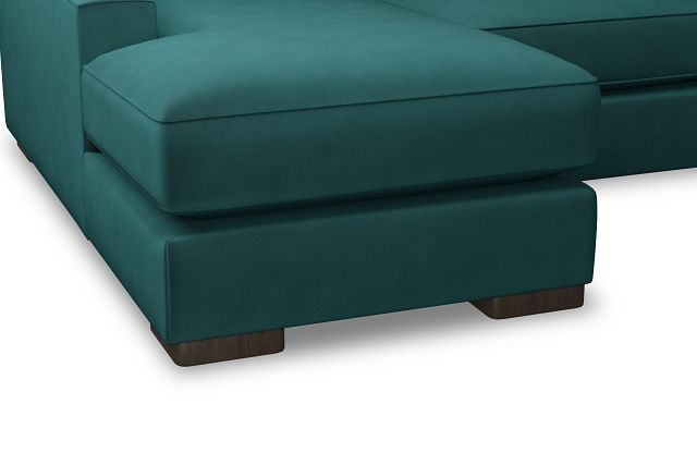 Edgewater Joya Teal Large Left Chaise Sectional