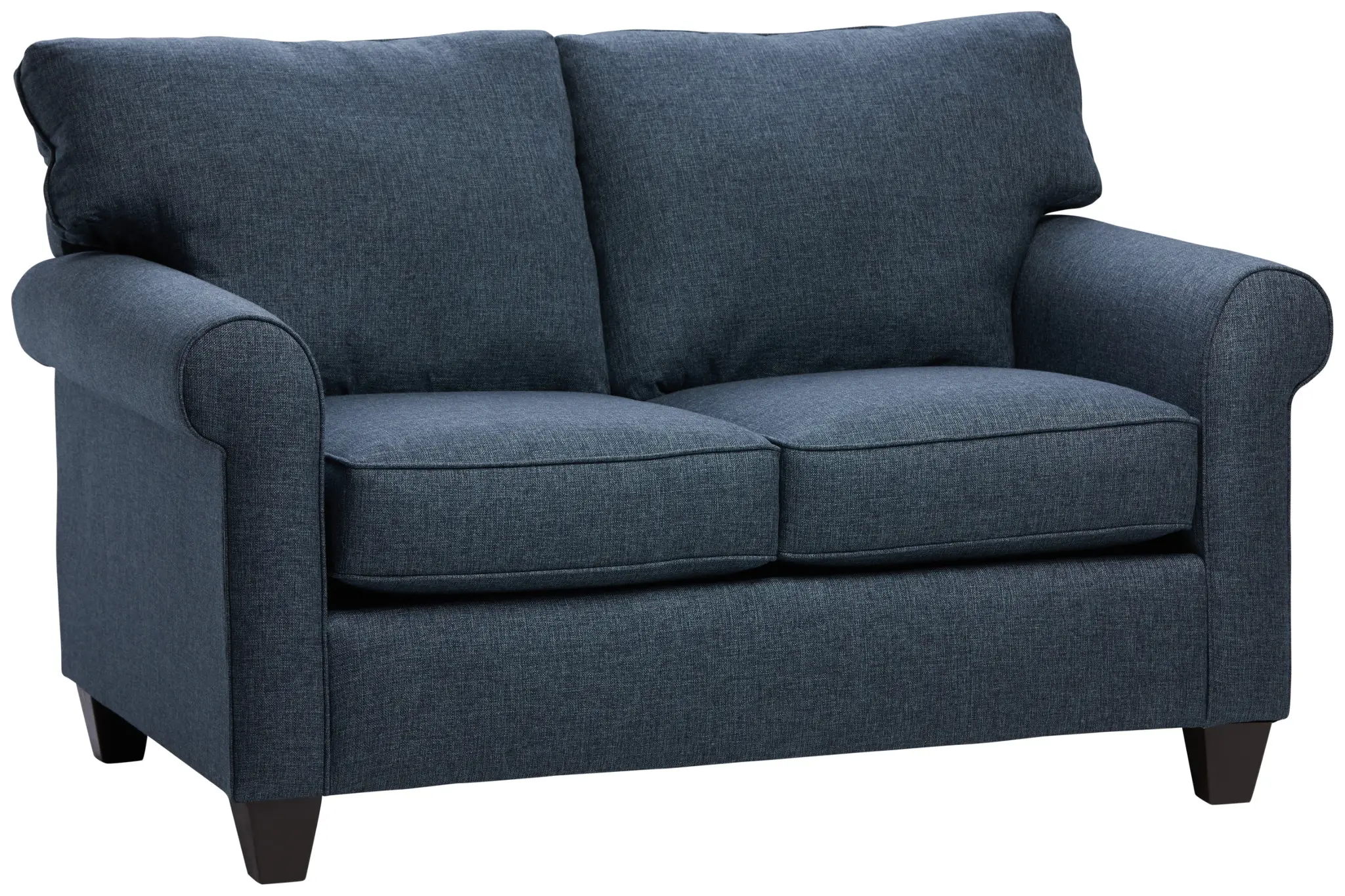 Cameron Blue Fabric Loveseat Cameron Blue Fabric Loveseat