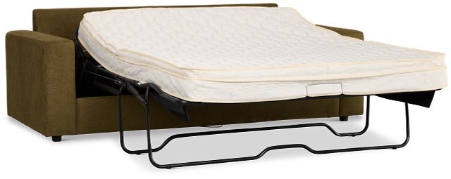 Carmen Green Fabric Innerspring Sleeper