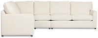 Tate Light Beige Fabric Medium Two-arm Sectional