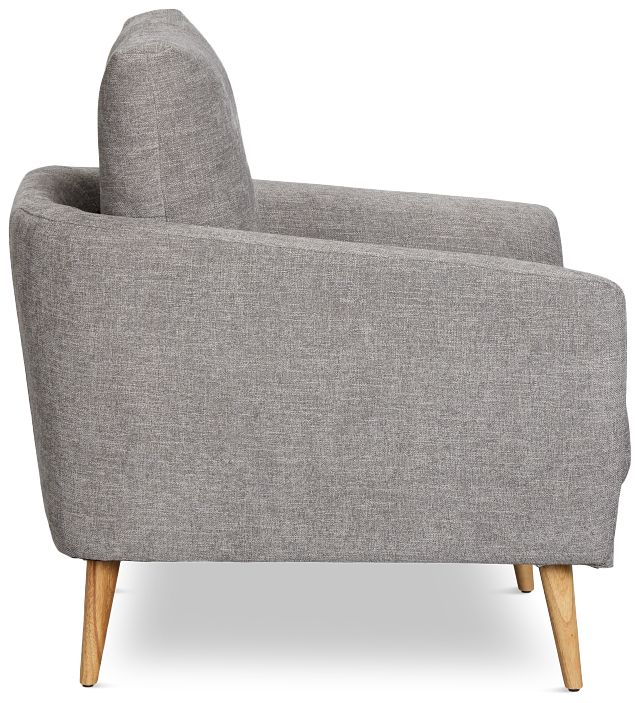 Layla Dark Gray Fabric Chair